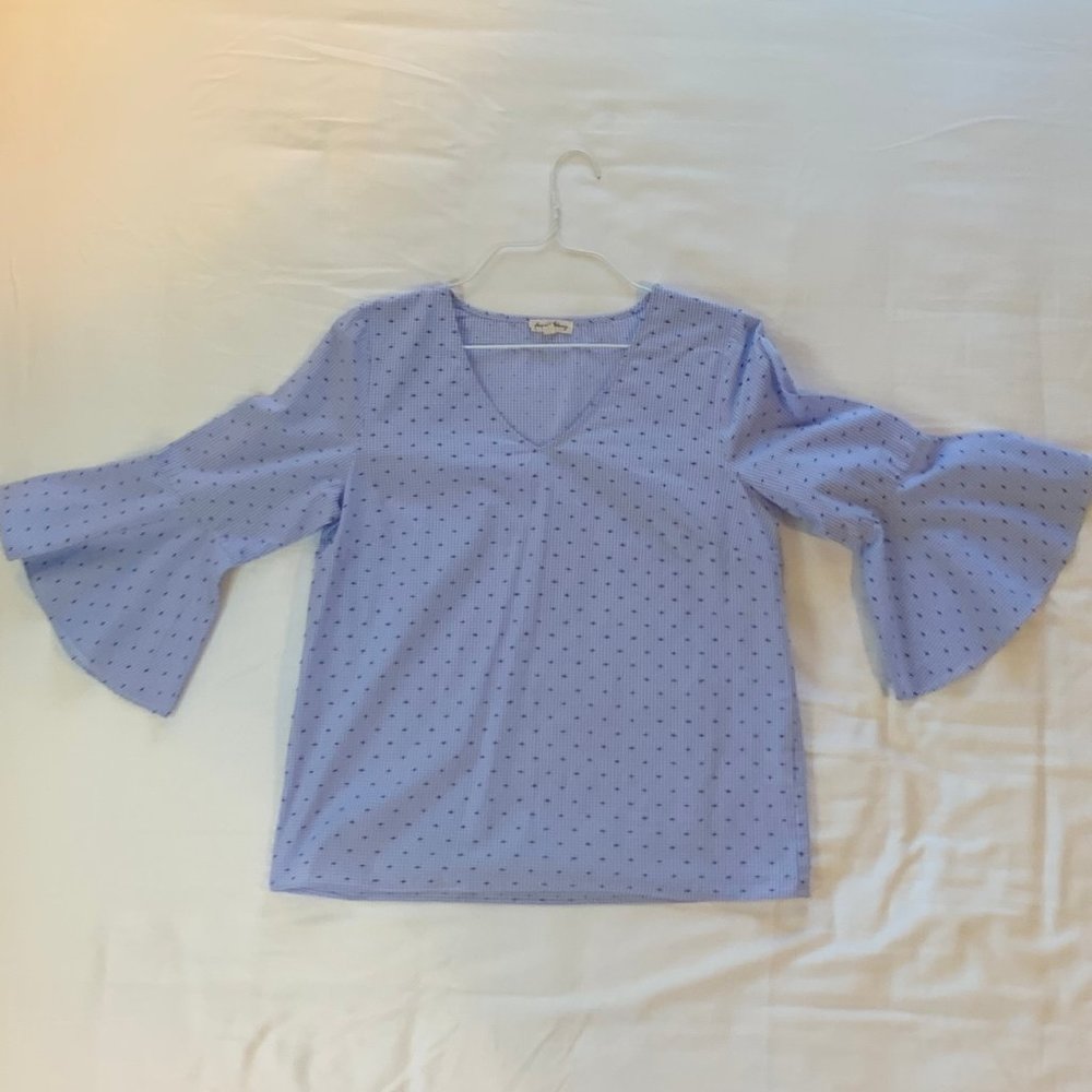 June Delaney Size (M) Cotton Pullover Top